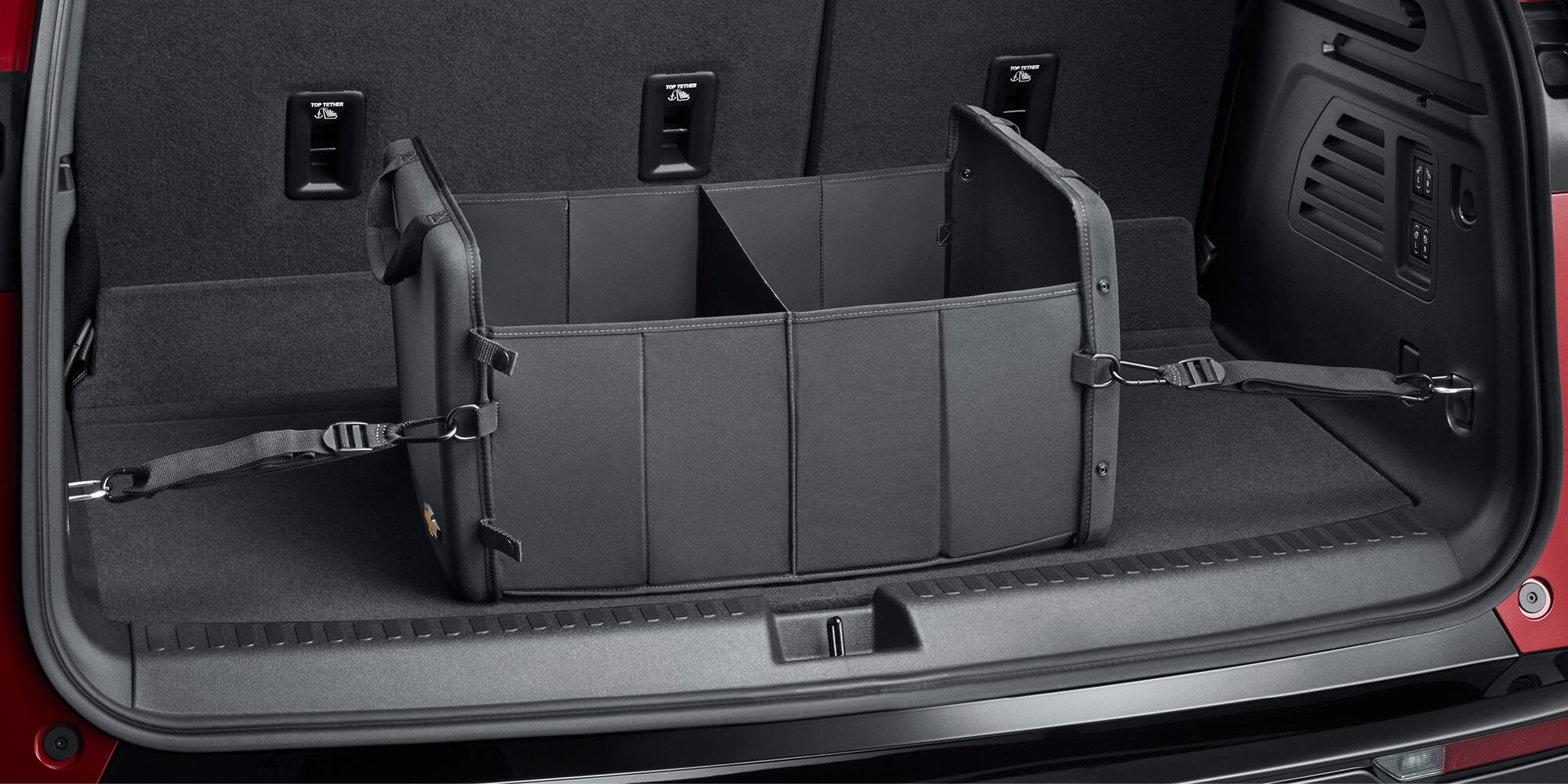 Organizador de cajuela con emblema Chevrolet para tu Equinox EV 2026 SUV eléctrica deportiva